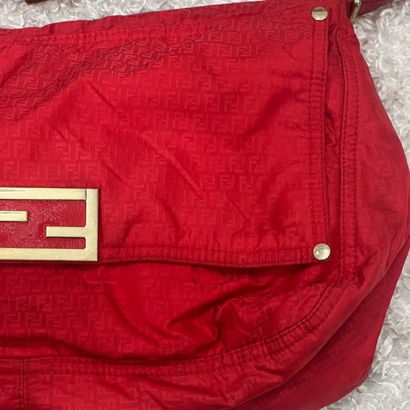 Fendi Nylon Zucchino Mama Baguette - Picture 7 of 16